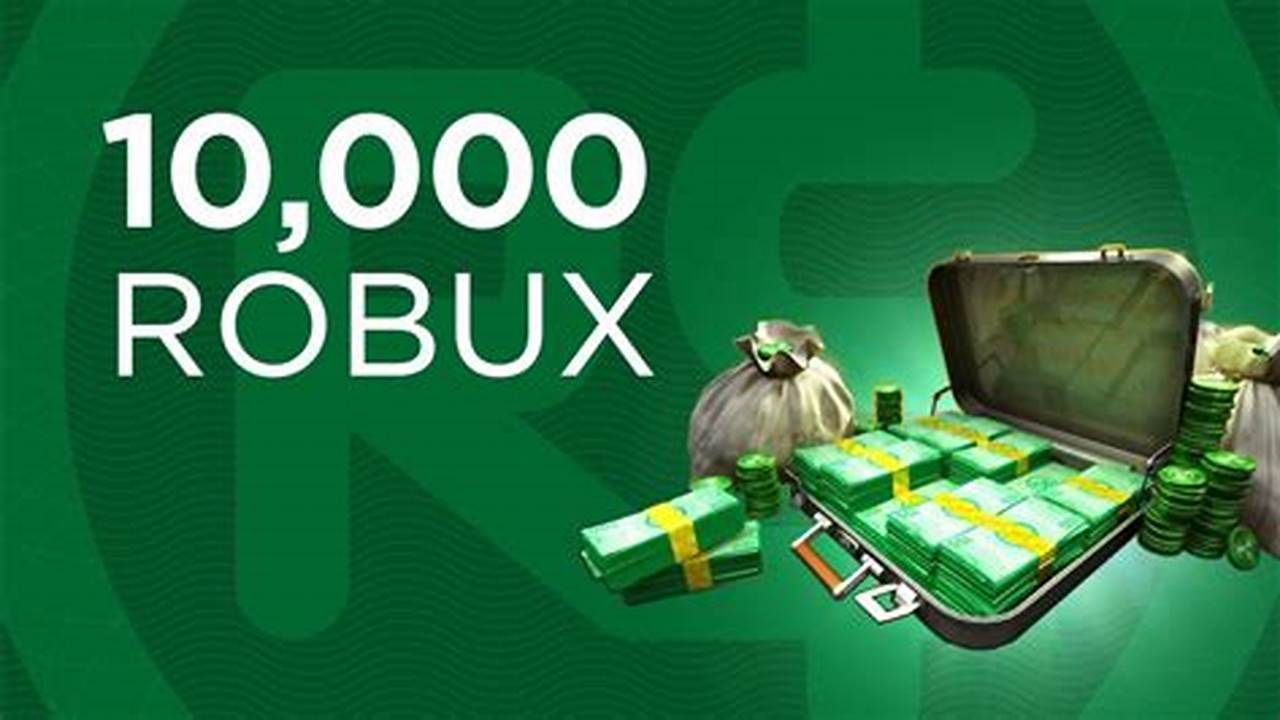 Kostenlos 10.000 Robux für dein Roblox-Erlebnis