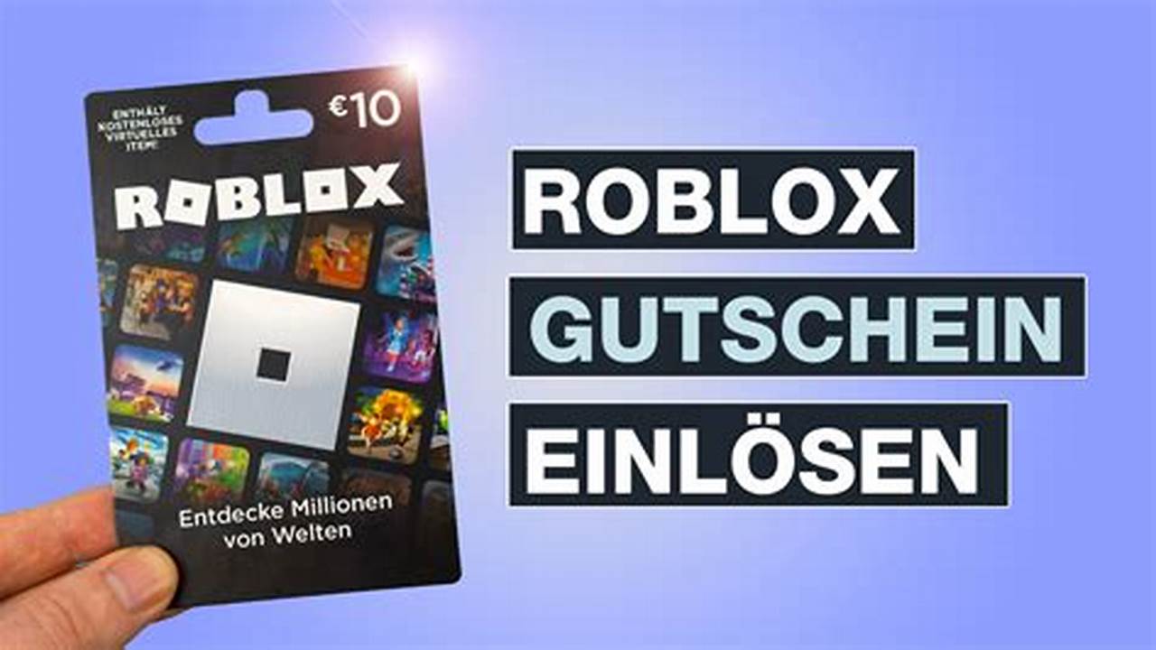 Die besten Roblox Gutscheine - Spare jetzt sofort beim Kauf von Robux und mehr!