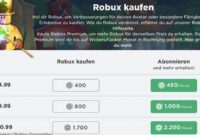 Robux bequem und sicher online kaufen - die besten Anbieter