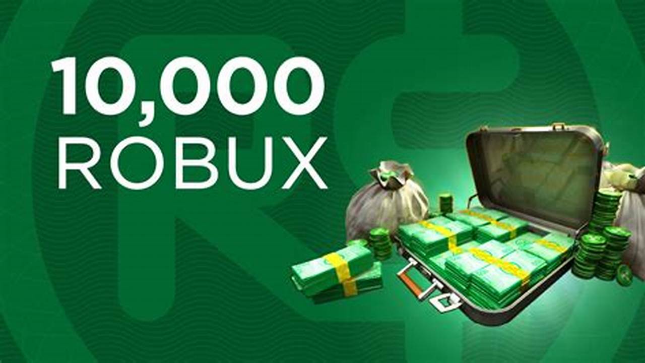 Kostenlose Robux 10 000 - Einfach und legal die virtuelle Währung in Roblox generieren